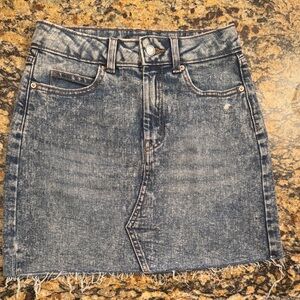 Wild Fable Blue Denim Mini Skirt